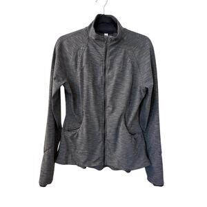 Lululemon Athletica Gray Full-Zip Track Jacket